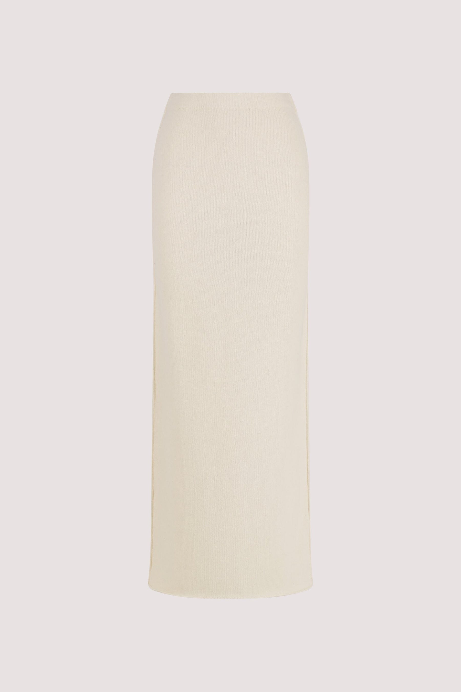PAIGE CREAM WOOL KNIT MIDI SKIRT Clothing DISSH Boutiques 
