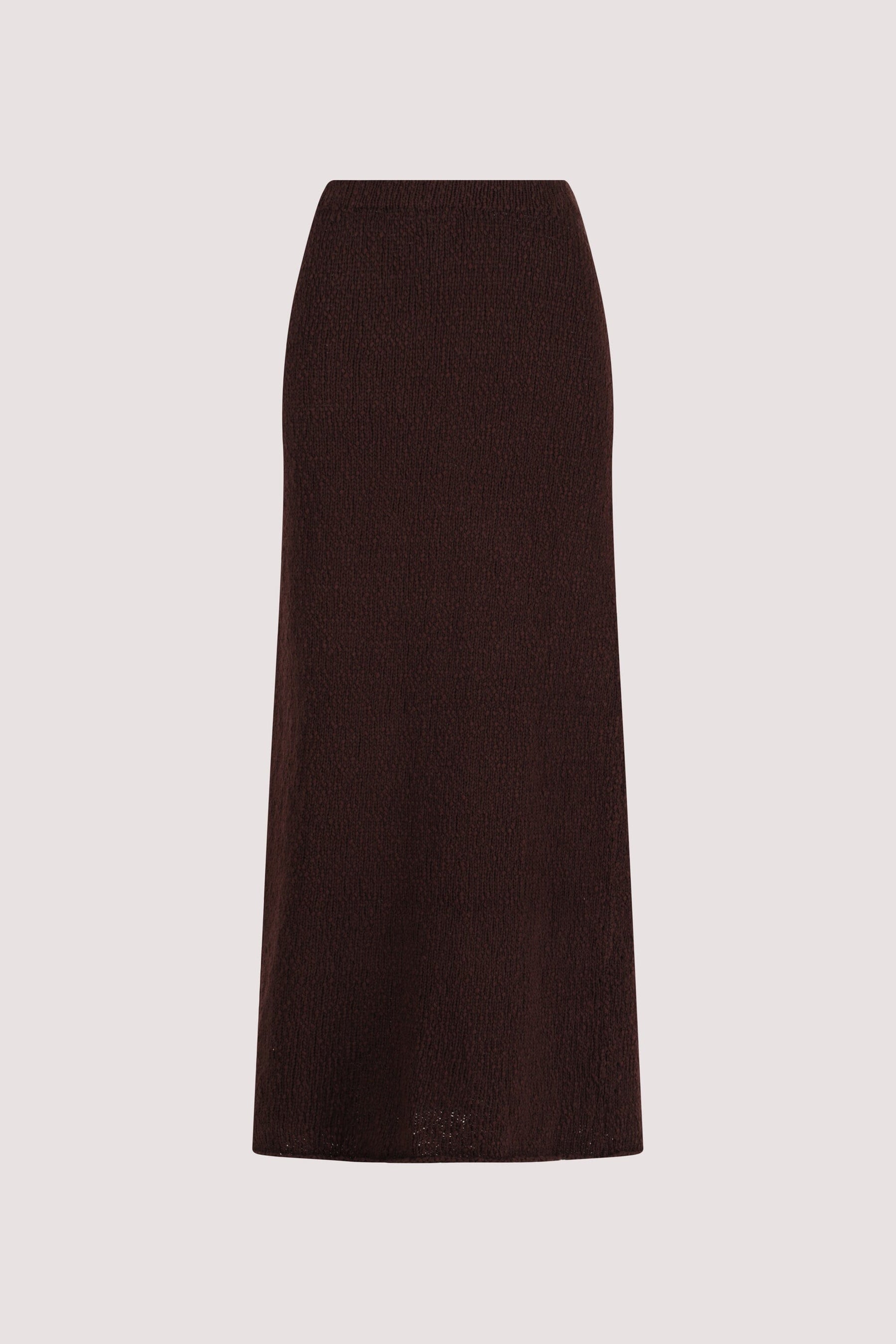 DINA CHOC KNIT MIDI SKIRT Clothing DISSH Boutiques 