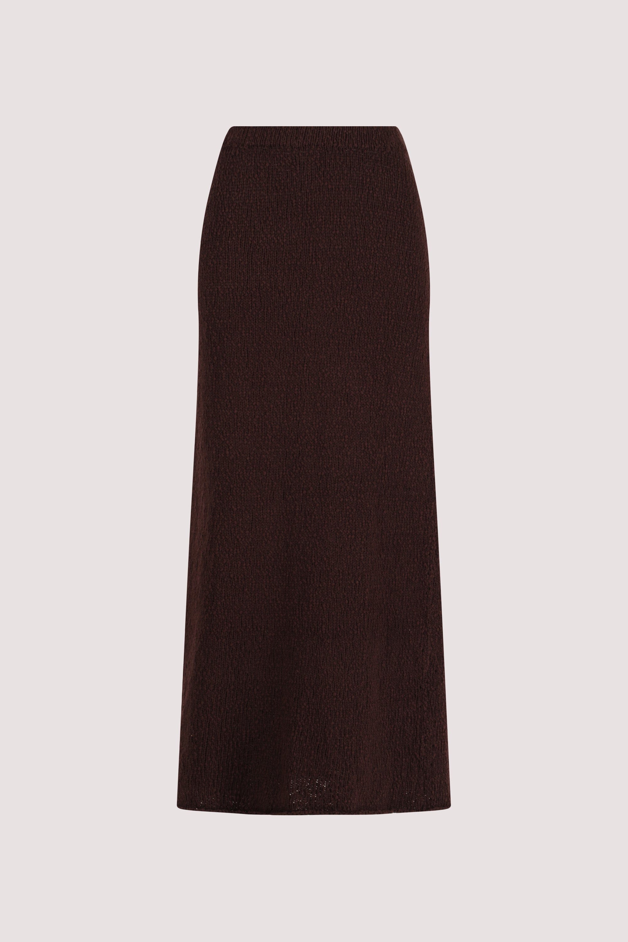 DINA CHOC KNIT MIDI SKIRT Clothing DISSH Boutiques 