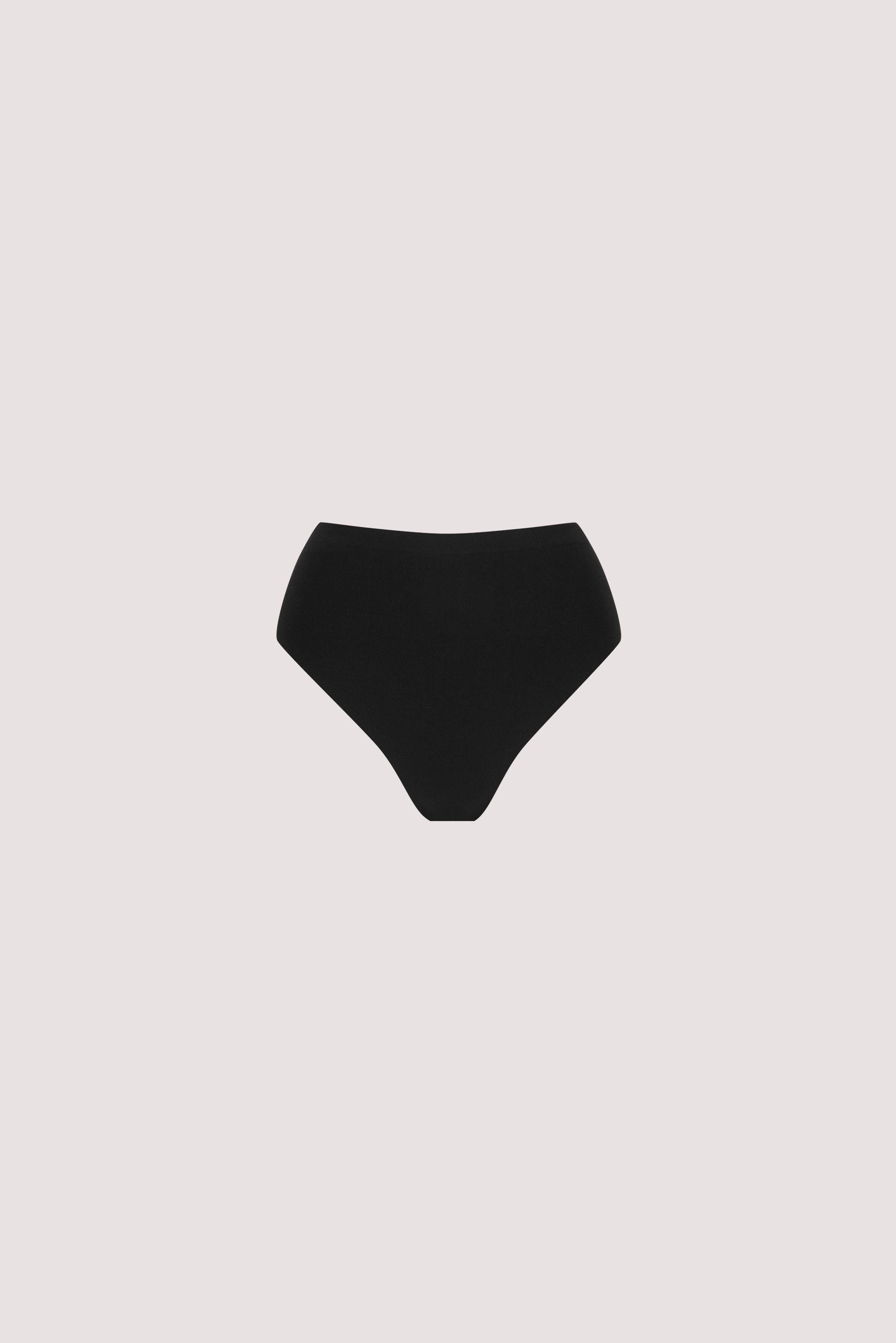 BASE BLACK HIGH WAIST BRIEF