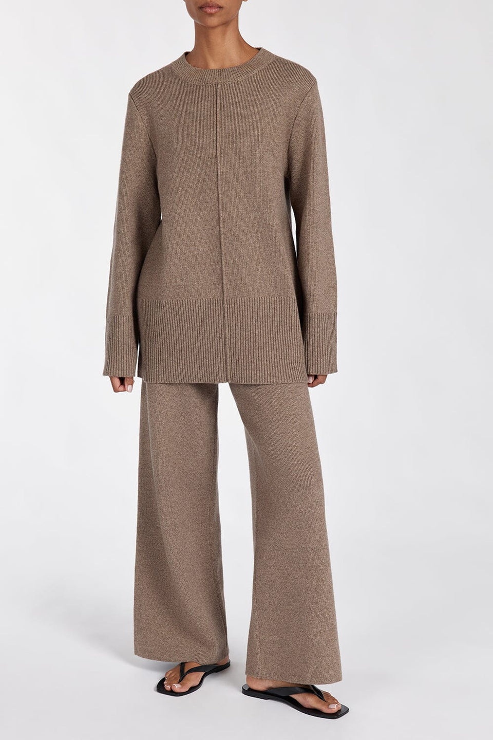 CLEMENCE CHOC MARLE KNIT PANT Clothing DISSH Boutiques 