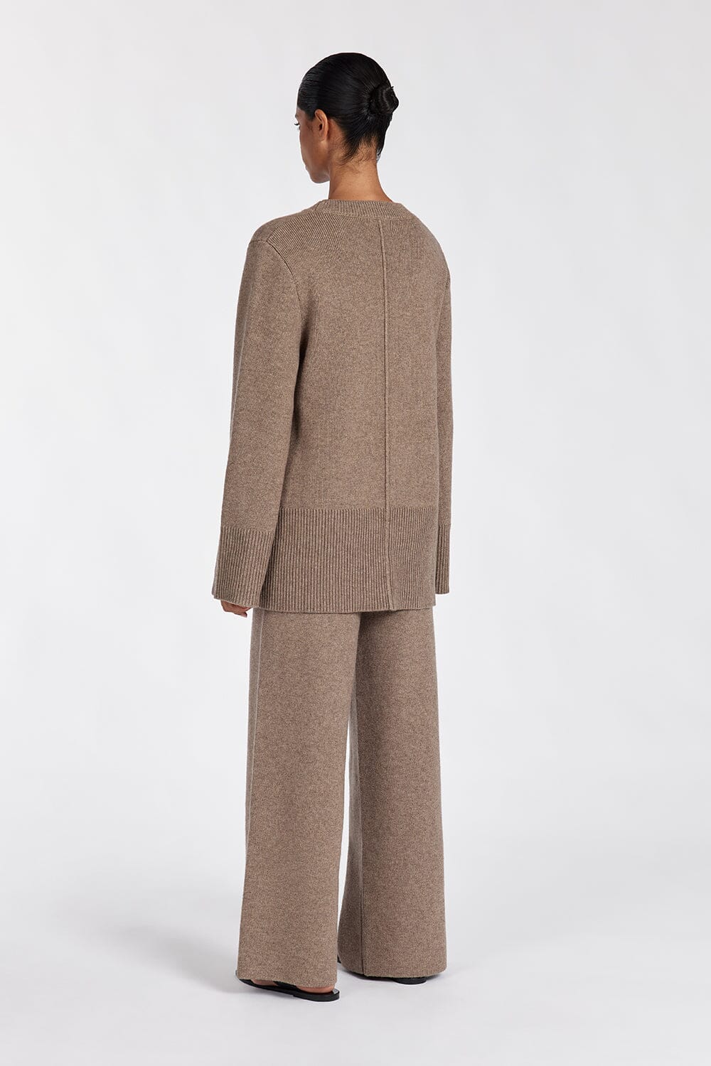 CLEMENCE CHOC MARLE KNIT PANT Clothing DISSH Boutiques 