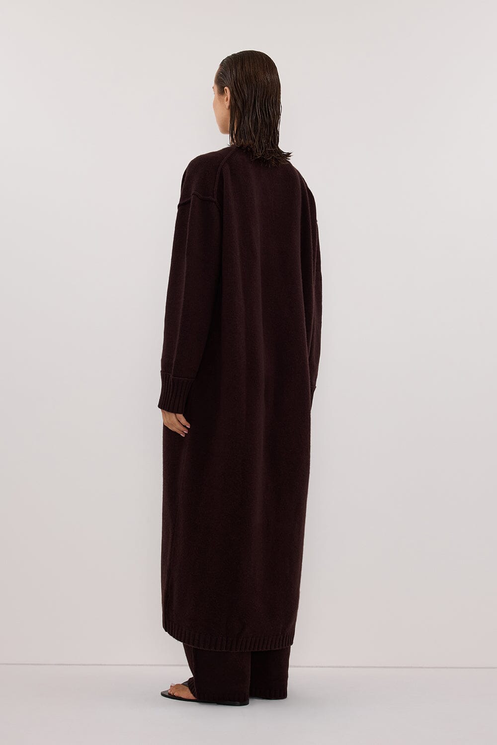 PAIGE CHOC WOOL KNIT PANT
