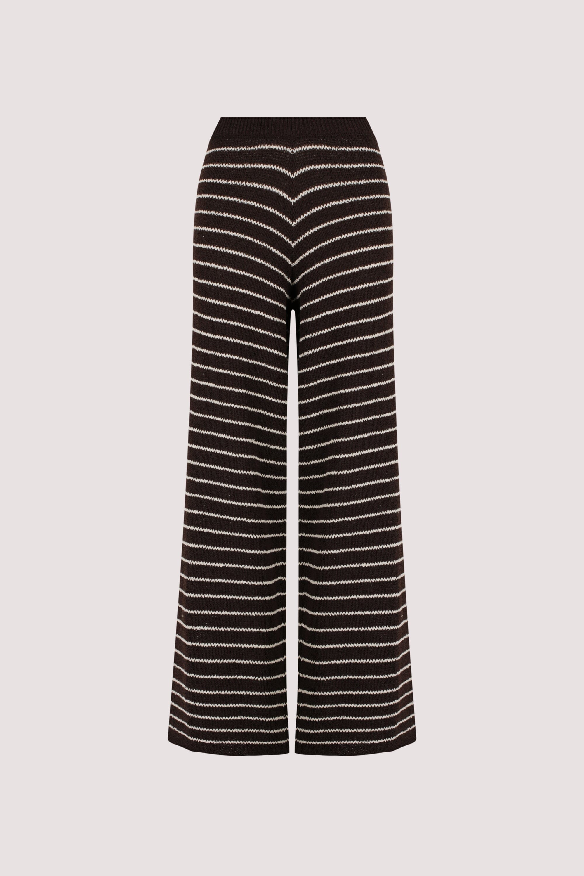 ASPEN CHOC STRIPE KNIT PANT Clothing DISSH Boutiques 