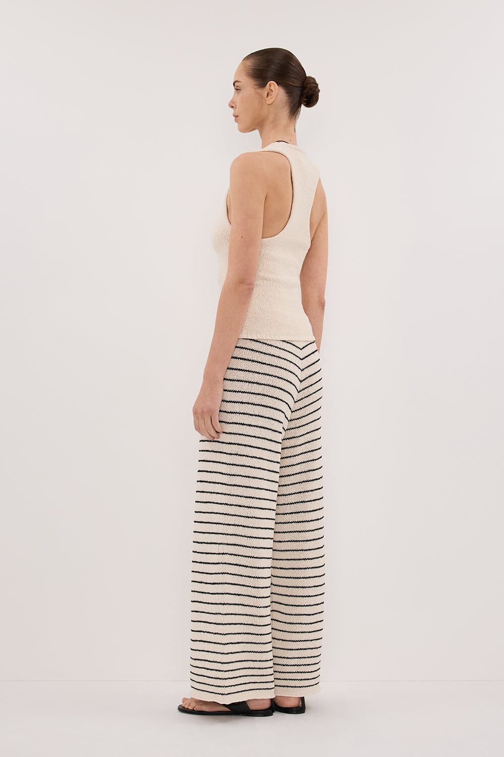 ASPEN SANDSTONE STRIPE KNIT PANT Clothing DISSH Boutiques 