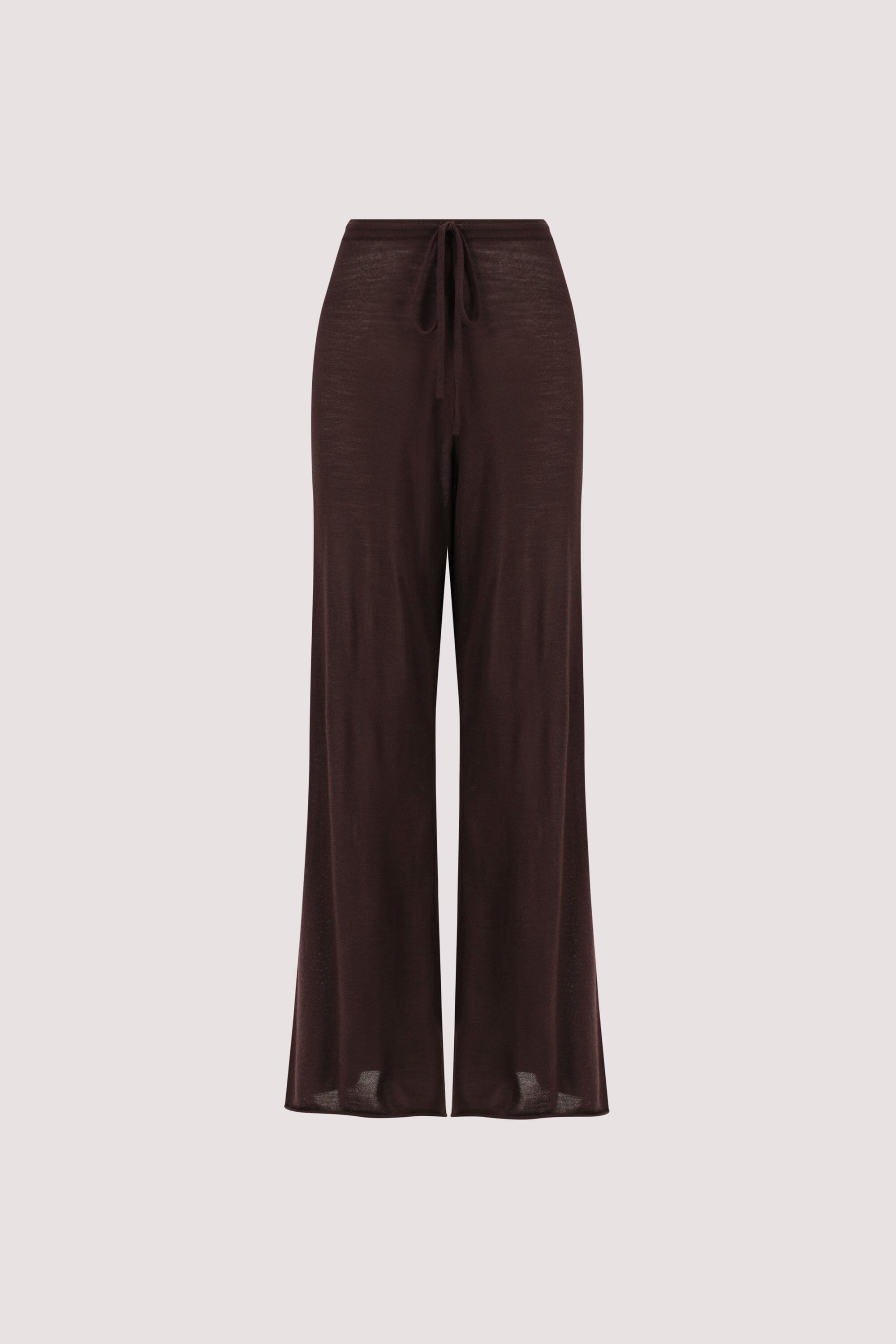 DUKE BITTER CHOC MERINO KNIT PANTS