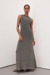 NATE BLACK SLEEVELESS MAXI DRESS