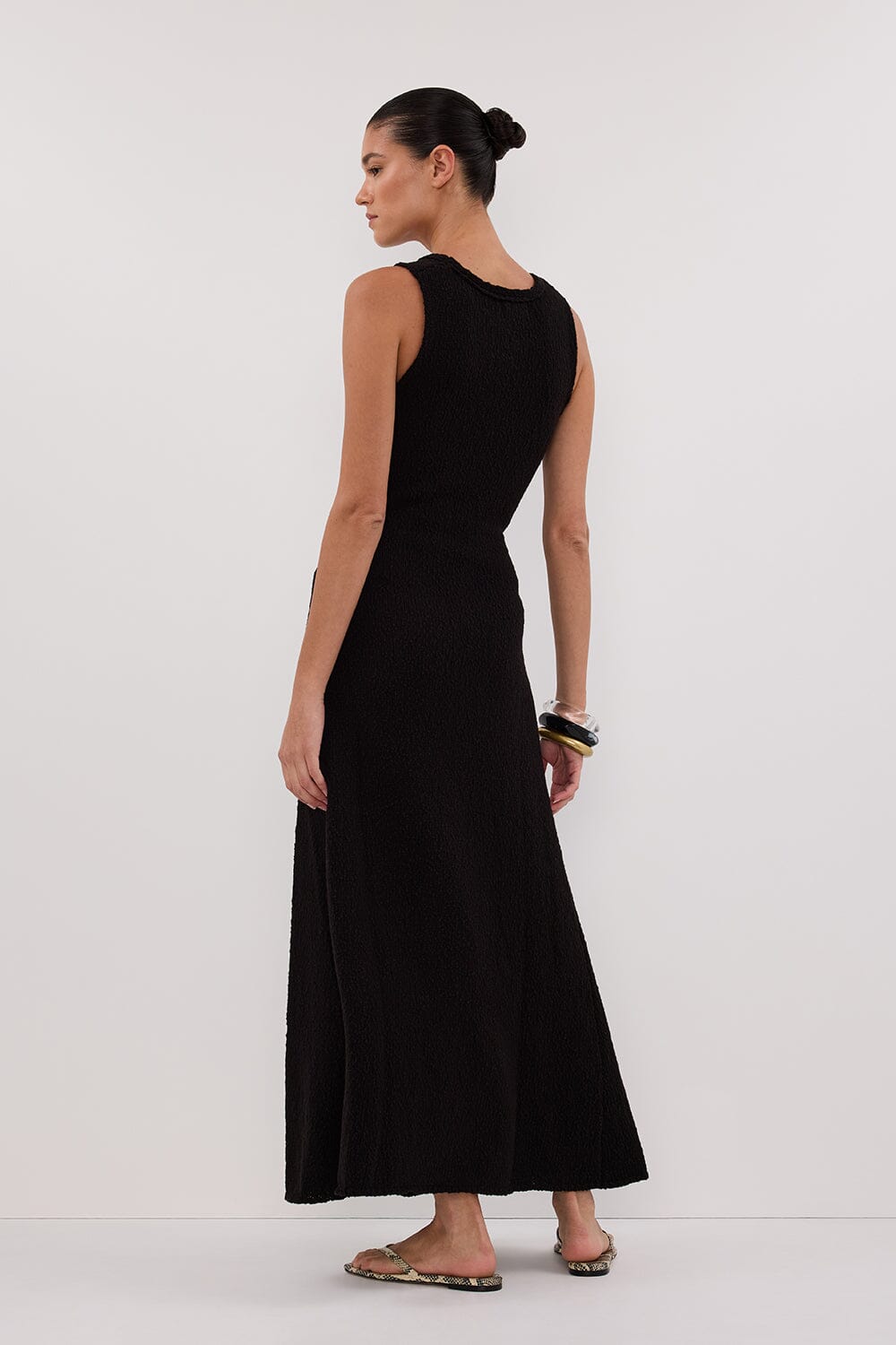SUE BLACK MAXI DRESS Clothing DISSH Boutiques 