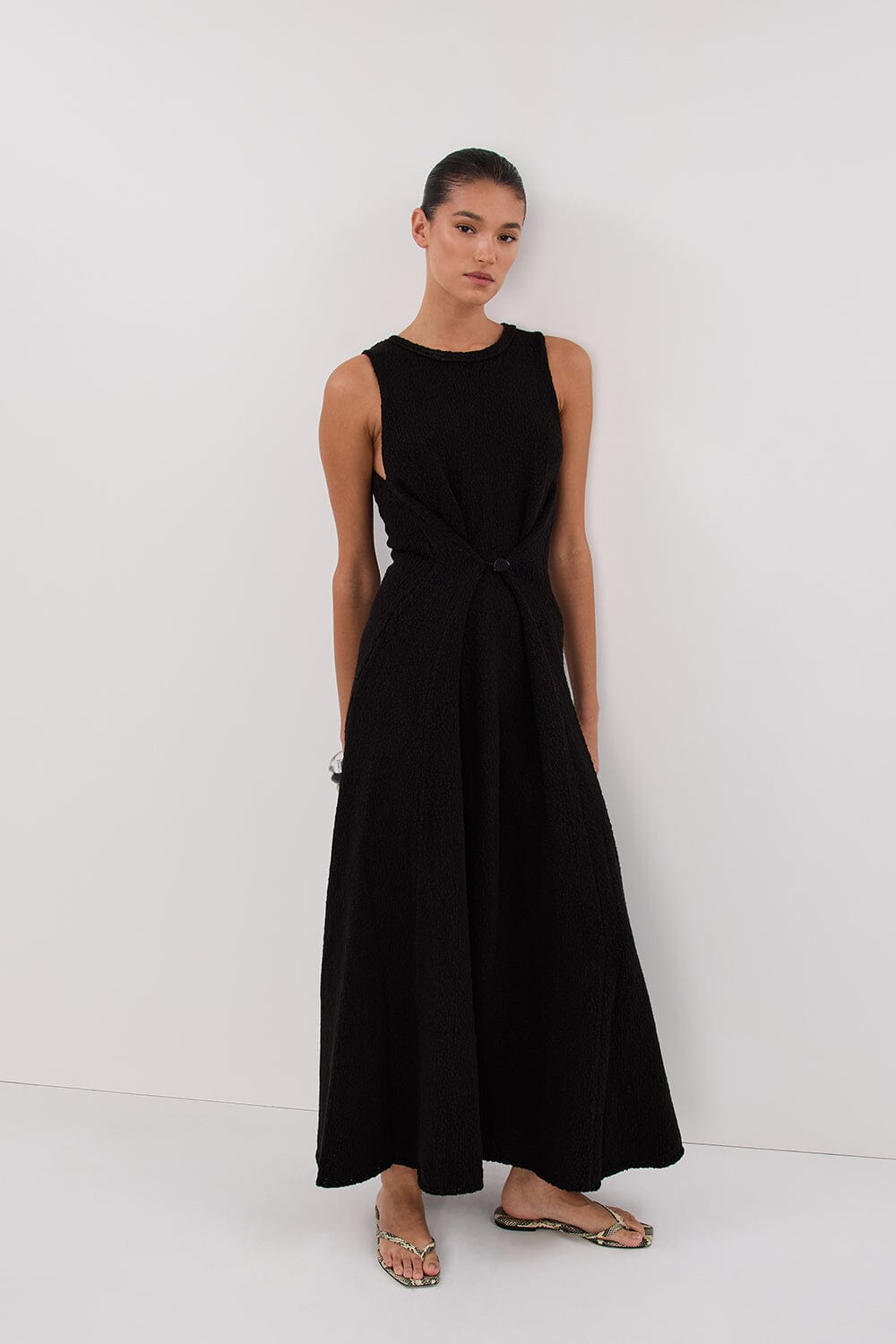 SUE BLACK MAXI DRESS Clothing DISSH Boutiques 