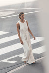 SUE OFF WHITE KNIT MAXI DRESS