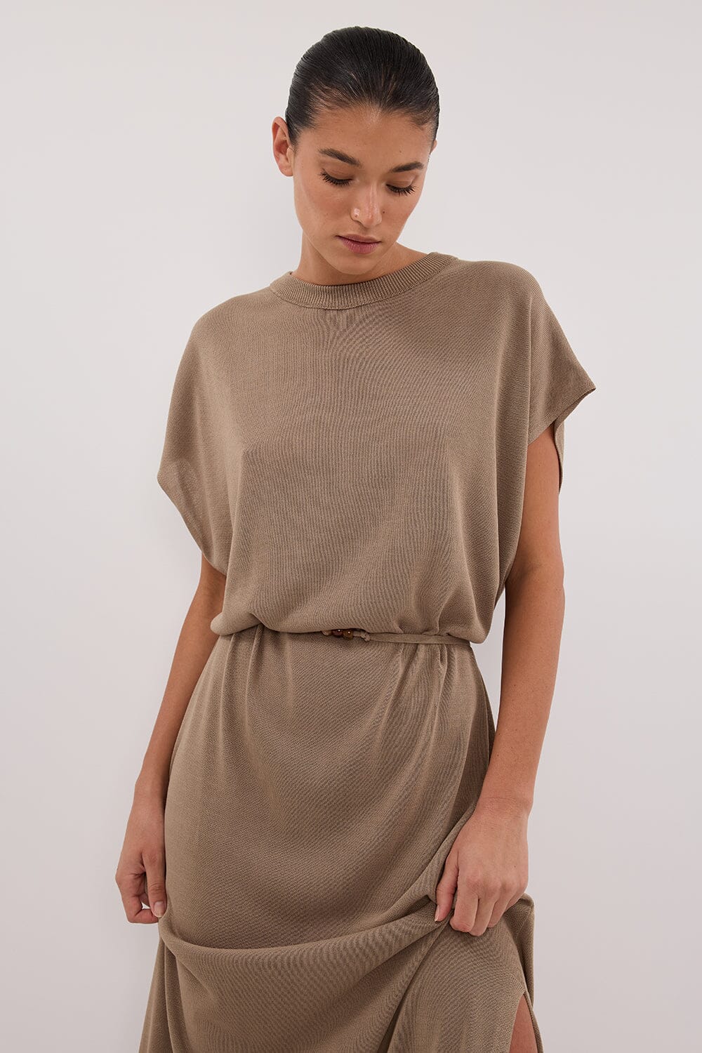 JACKI SAGE OVERSIZED KNIT MAXI DRESS Clothing DISSH Boutiques 