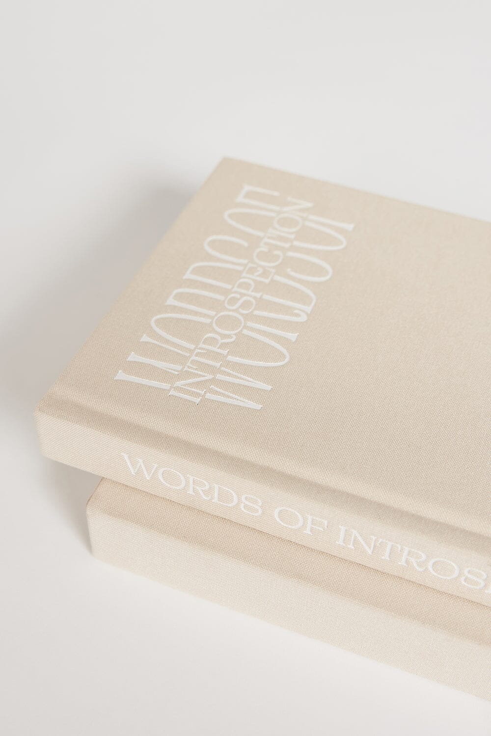 WORDS OF INTROSPECTION CREAM JOURNAL Accessories DISSH Boutiques 