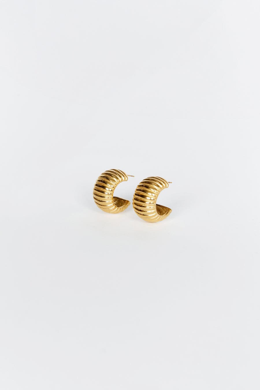 CENDRE FRANKIE GOLD HOOP EARRINGS Accessories CENDRE O/S GOLD 