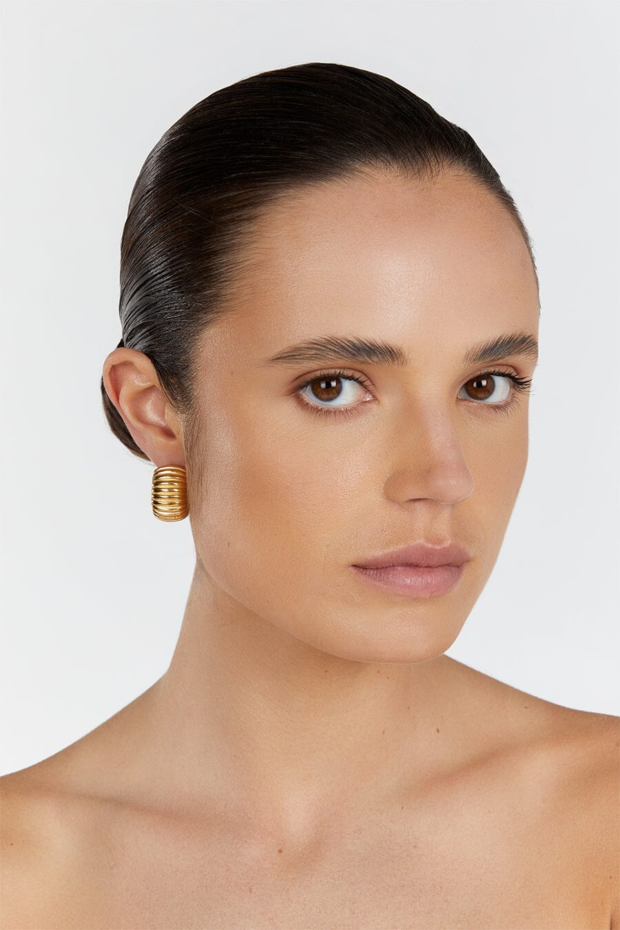CENDRE FRANKIE GOLD HOOP EARRINGS Accessories CENDRE 