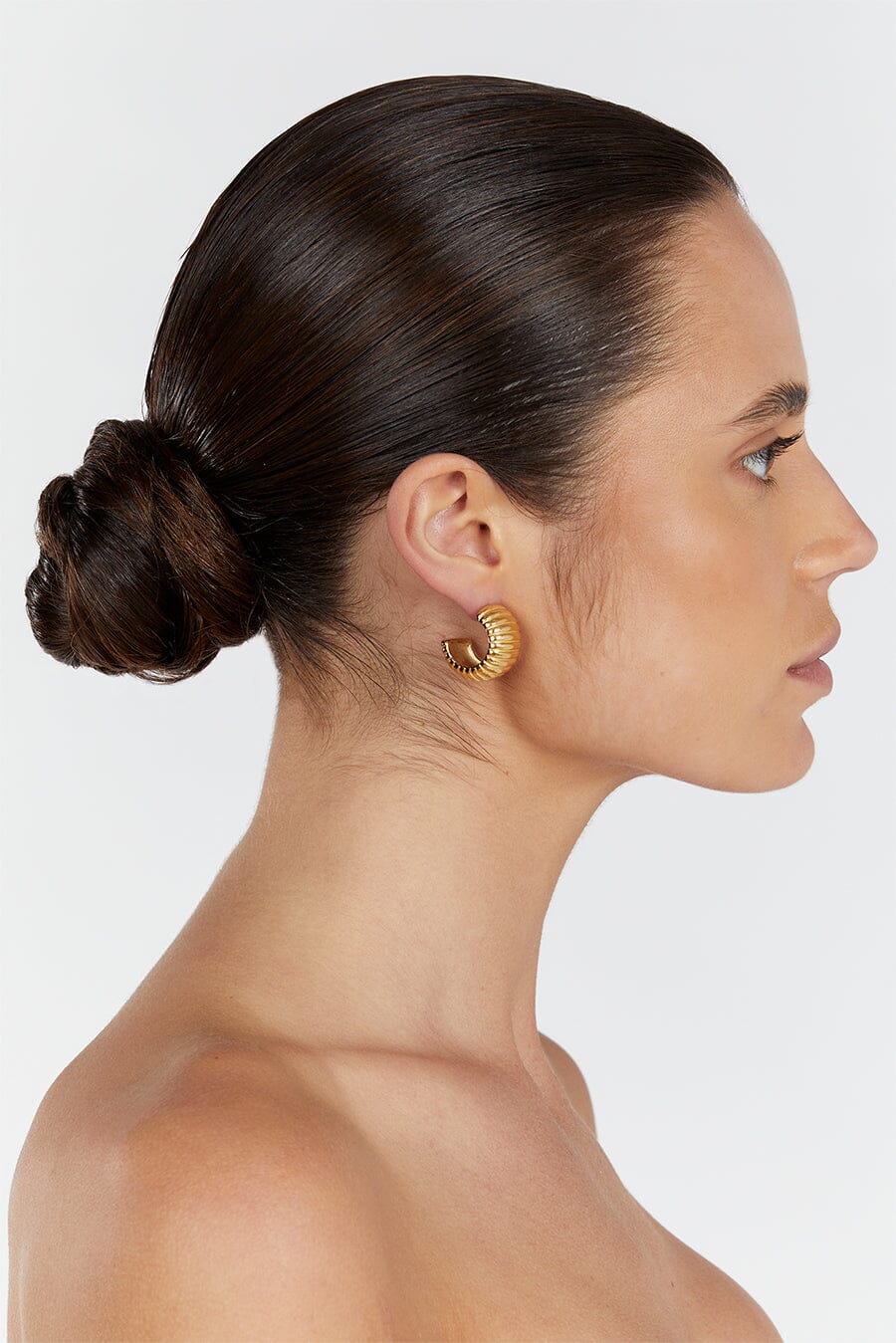 CENDRE FRANKIE GOLD HOOP EARRINGS Accessories CENDRE 