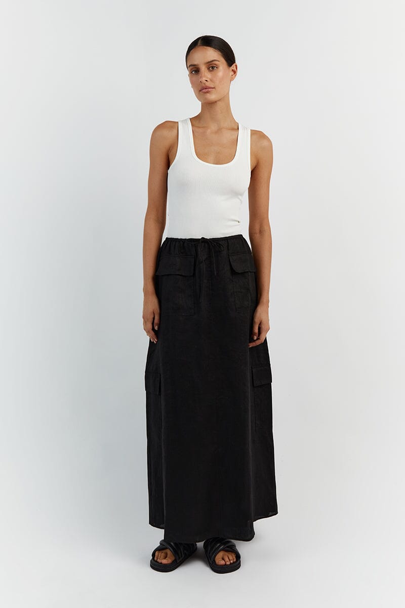 Cargo 2025 linen skirt