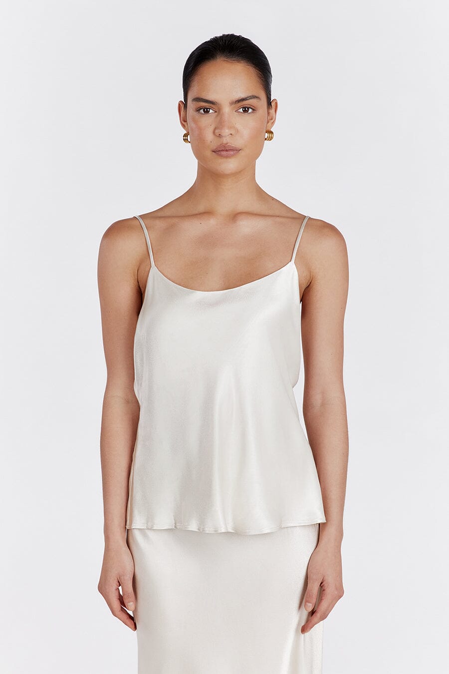 Cream sale satin cami