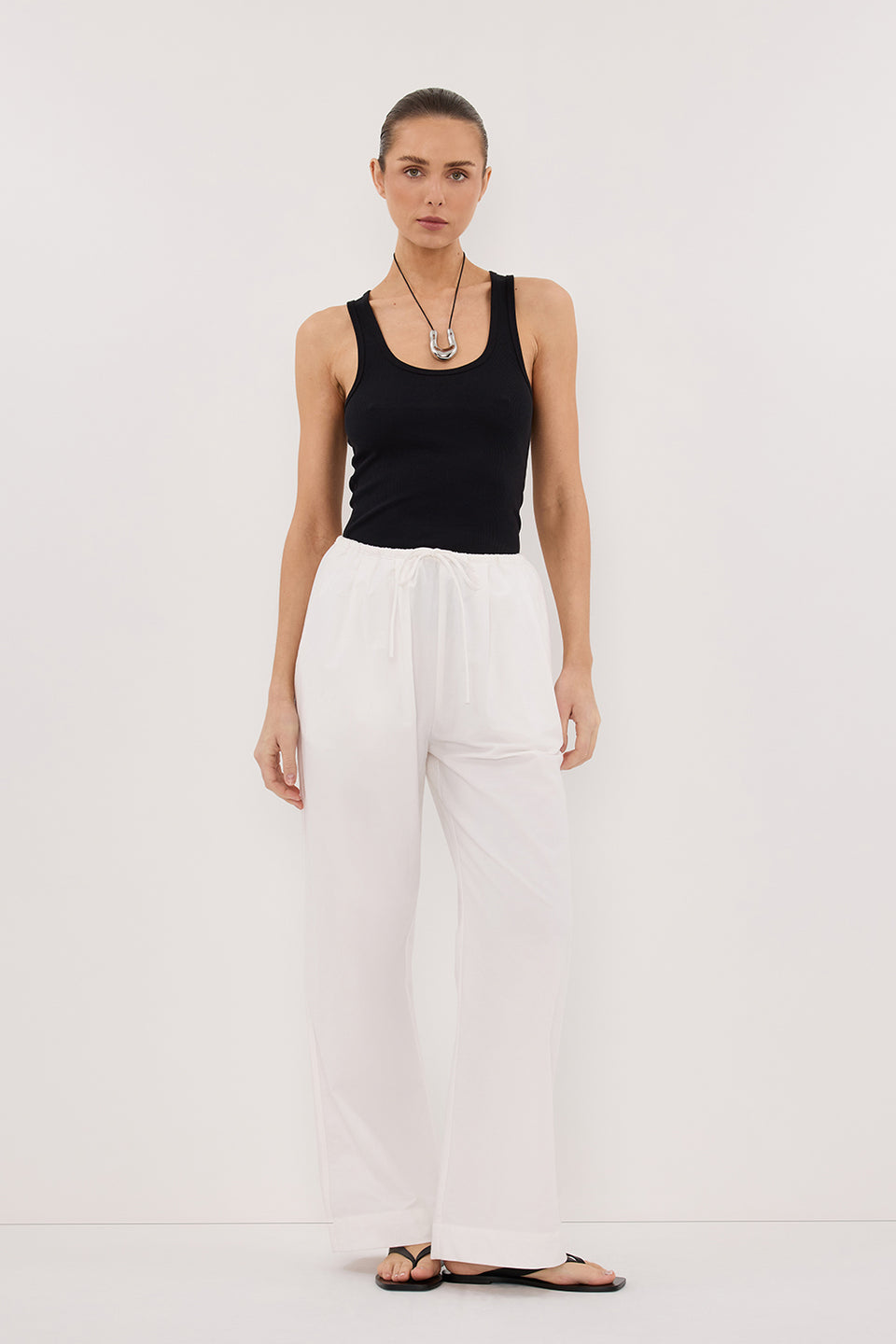 THEO BLACK TANK Clothing DISSH Boutiques XS BLACK 