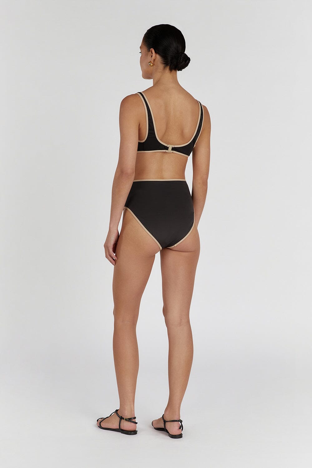 BAILEY BLACK CONTRAST WAIST BRIEF Clothing DISSH Boutiques 