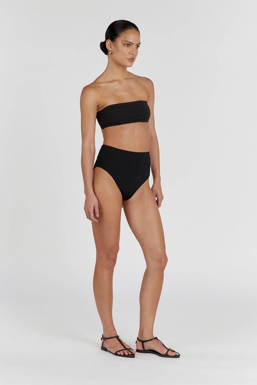 CALLIE BLACK HIGH WAISTED BRIEF Clothing DISSH Boutiques 