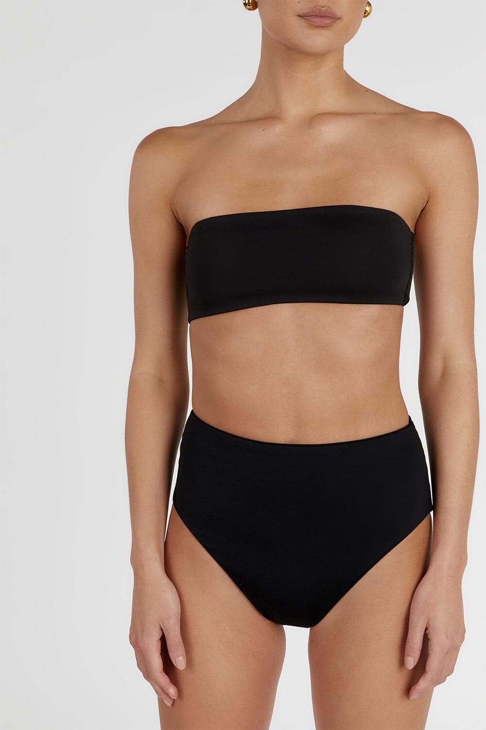 CALLIE BLACK HIGH WAISTED BRIEF Clothing DISSH Boutiques 
