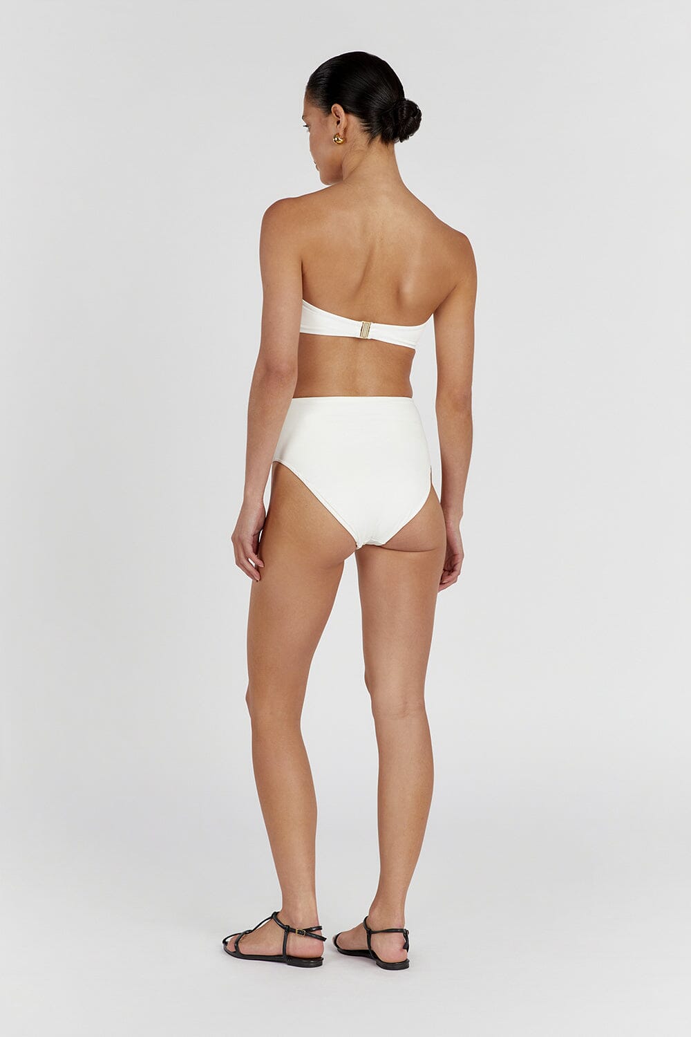 CALLIE OFF WHITE HIGH WAISTED BRIEF Clothing DISSH Boutiques 