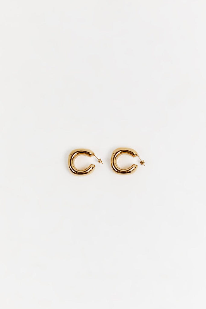 PORTER DINA GOLD HOOPS | Dissh