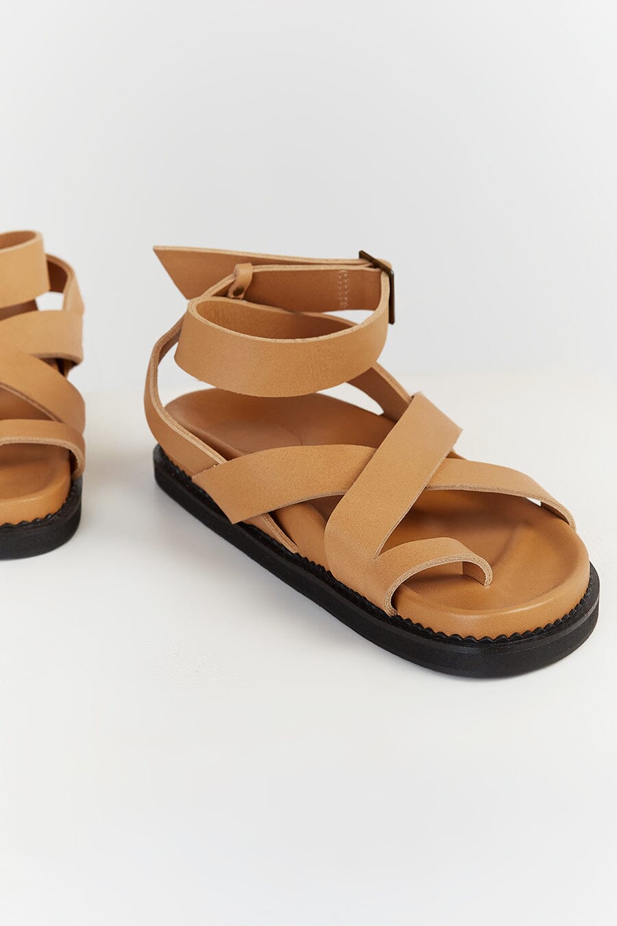 THE BALI TAILOR LENI TAN SANDAL Shoes THE BALI TAILOR 